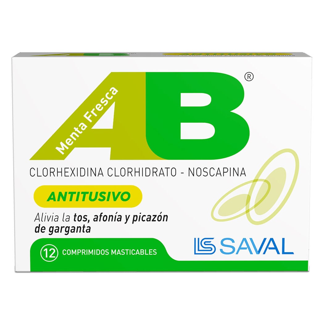 AB Antitusivo 12 comprimidos masticables